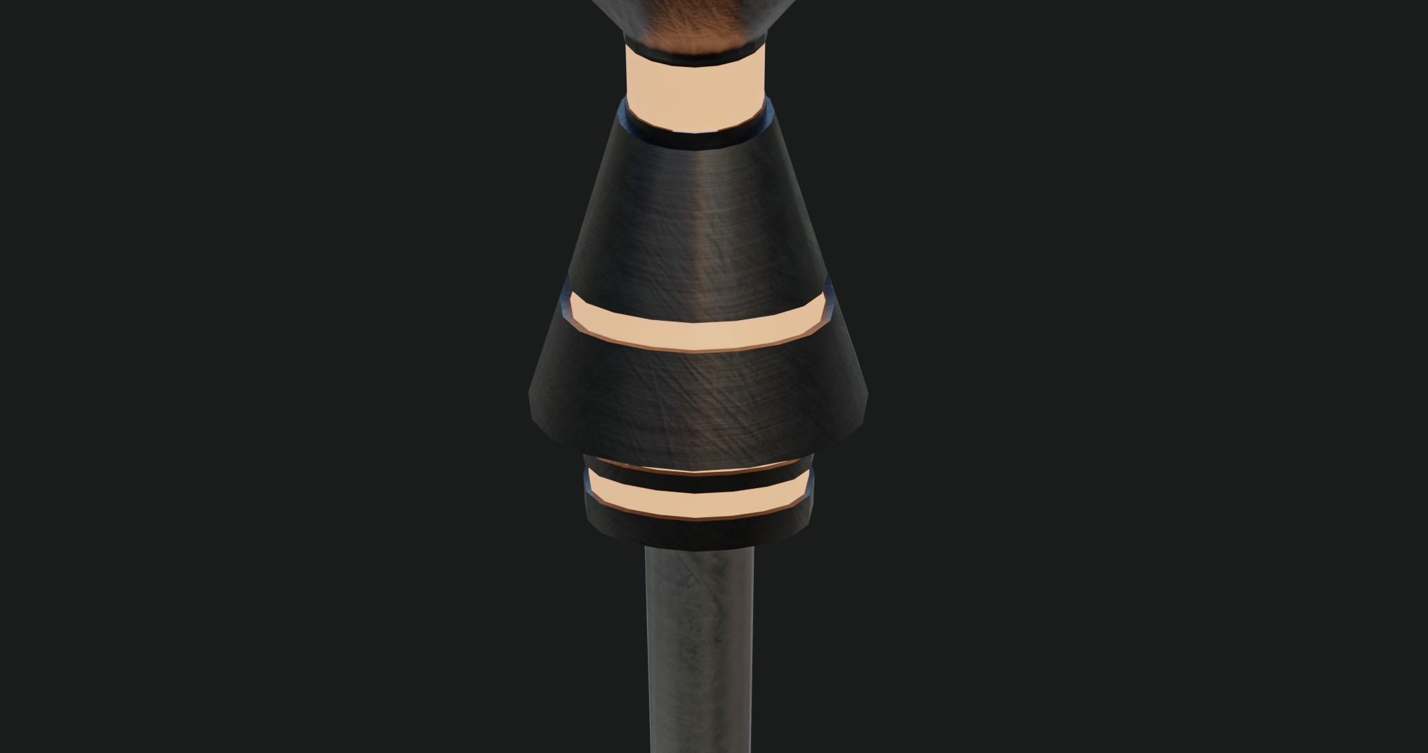 3D Fantasy Spear 03 Glow With PBR Low-poly 3D model_23