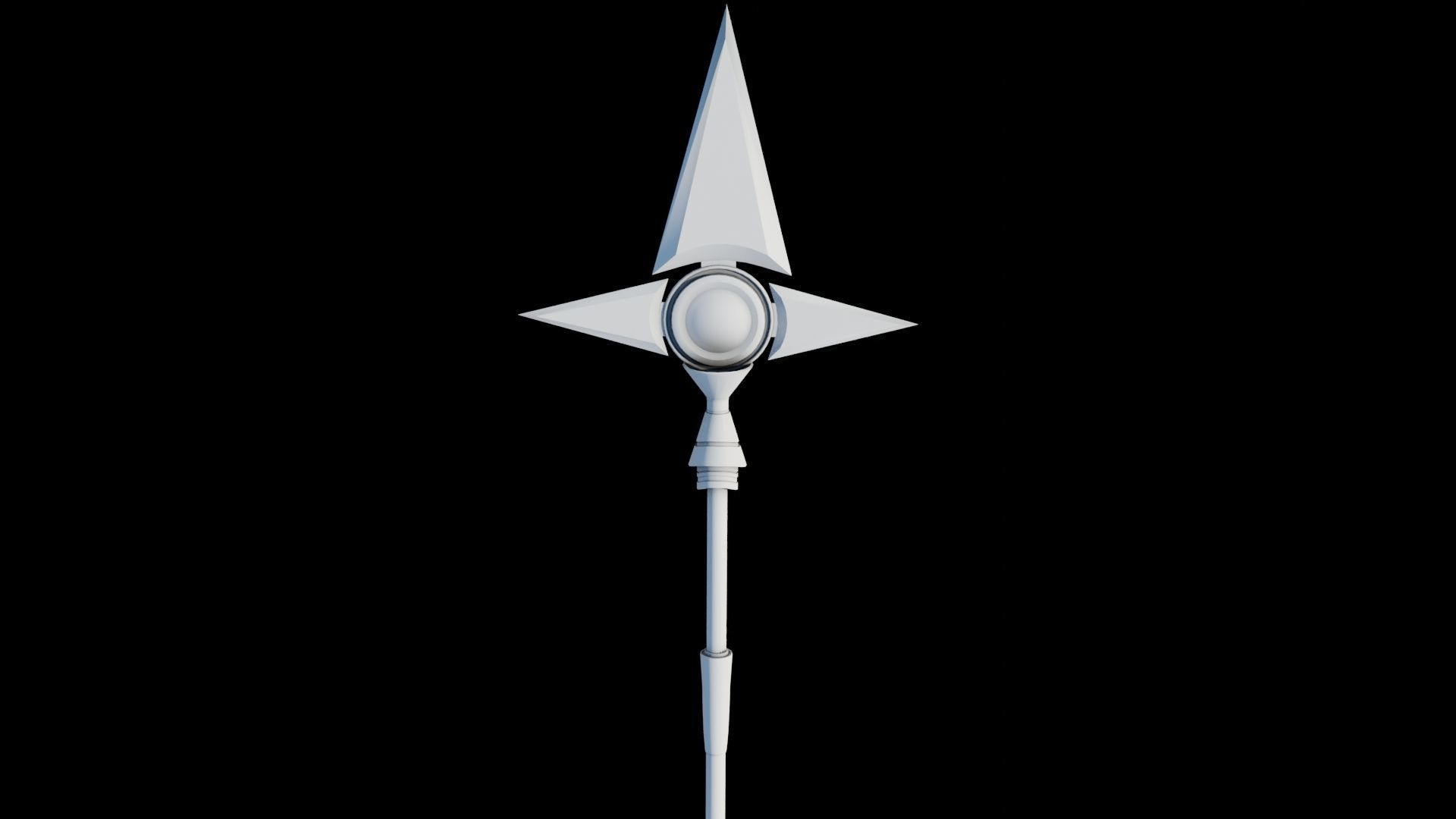 3D Fantasy Spear 03 Glow With PBR Low-poly 3D model_32