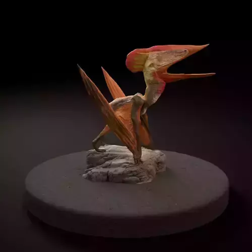 Tupuxuara vocalizing 3D print model