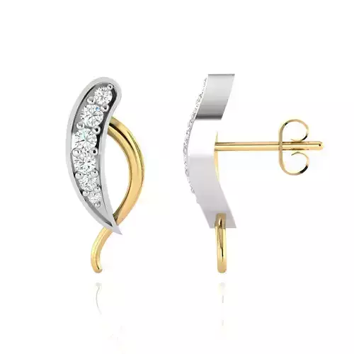 Women Earrings 3dm STL OBJ FBX Renders Details 3D print model