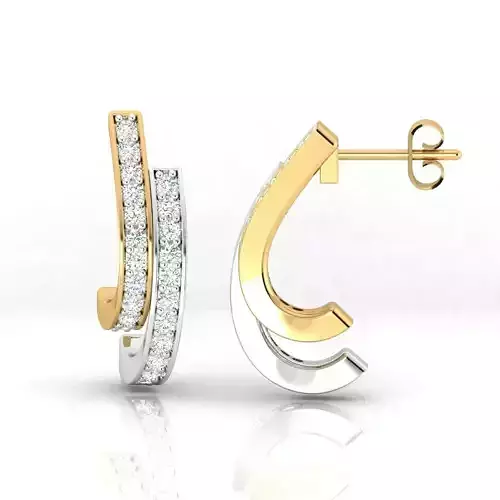 Women Earrings 3dm STL OBJ FBX Renders Details 3D print model