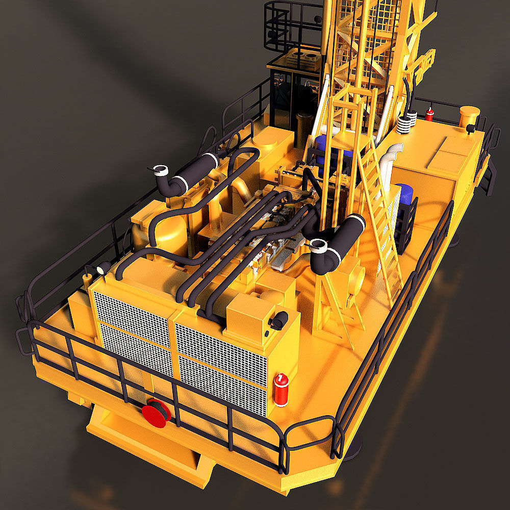 Rotary Drilling Rig 3D model_16