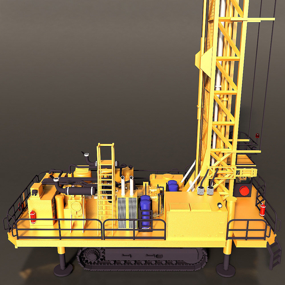 Rotary Drilling Rig 3D model_12