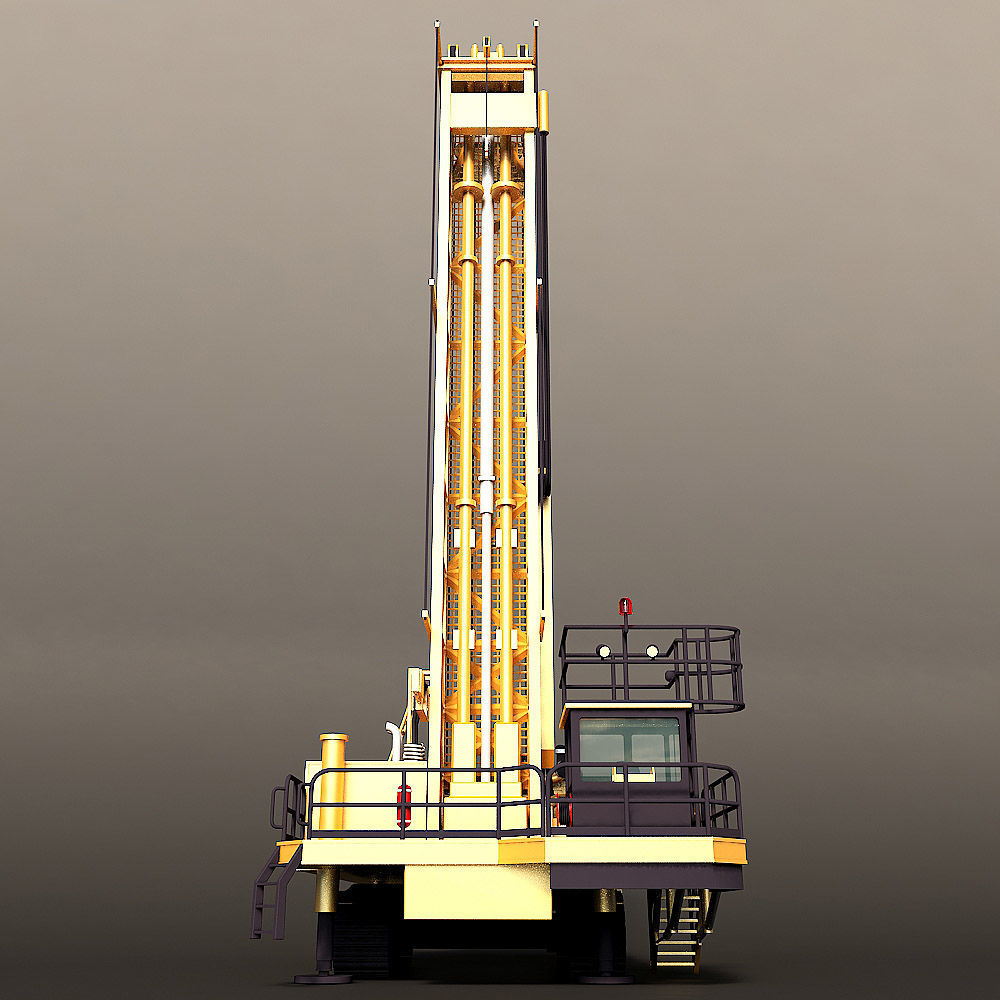 Rotary Drilling Rig 3D model_26