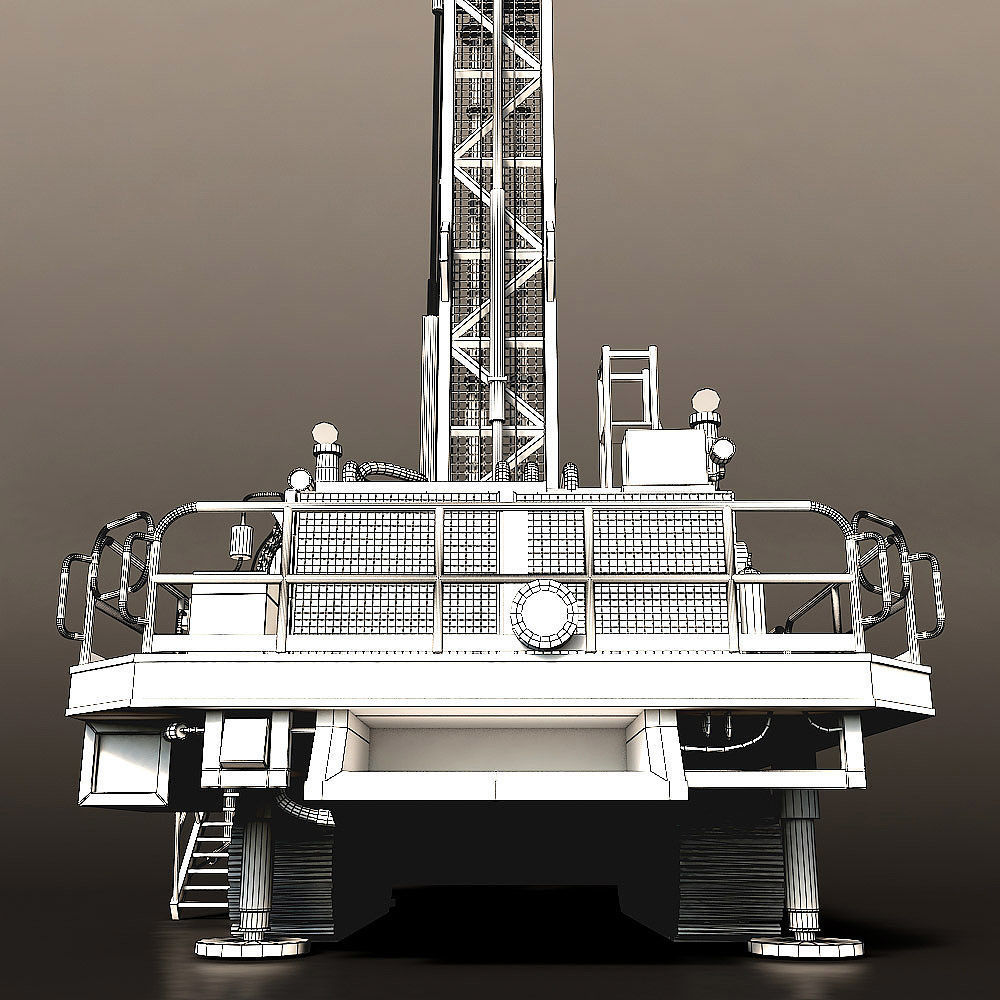 Rotary Drilling Rig 3D model_19