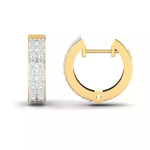 Women Earrings 3dm STL OBJ FBX Renders Details 3D print model