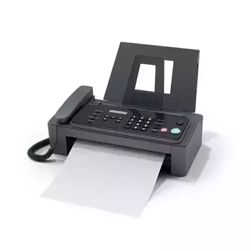 Fax Machine With Telephone