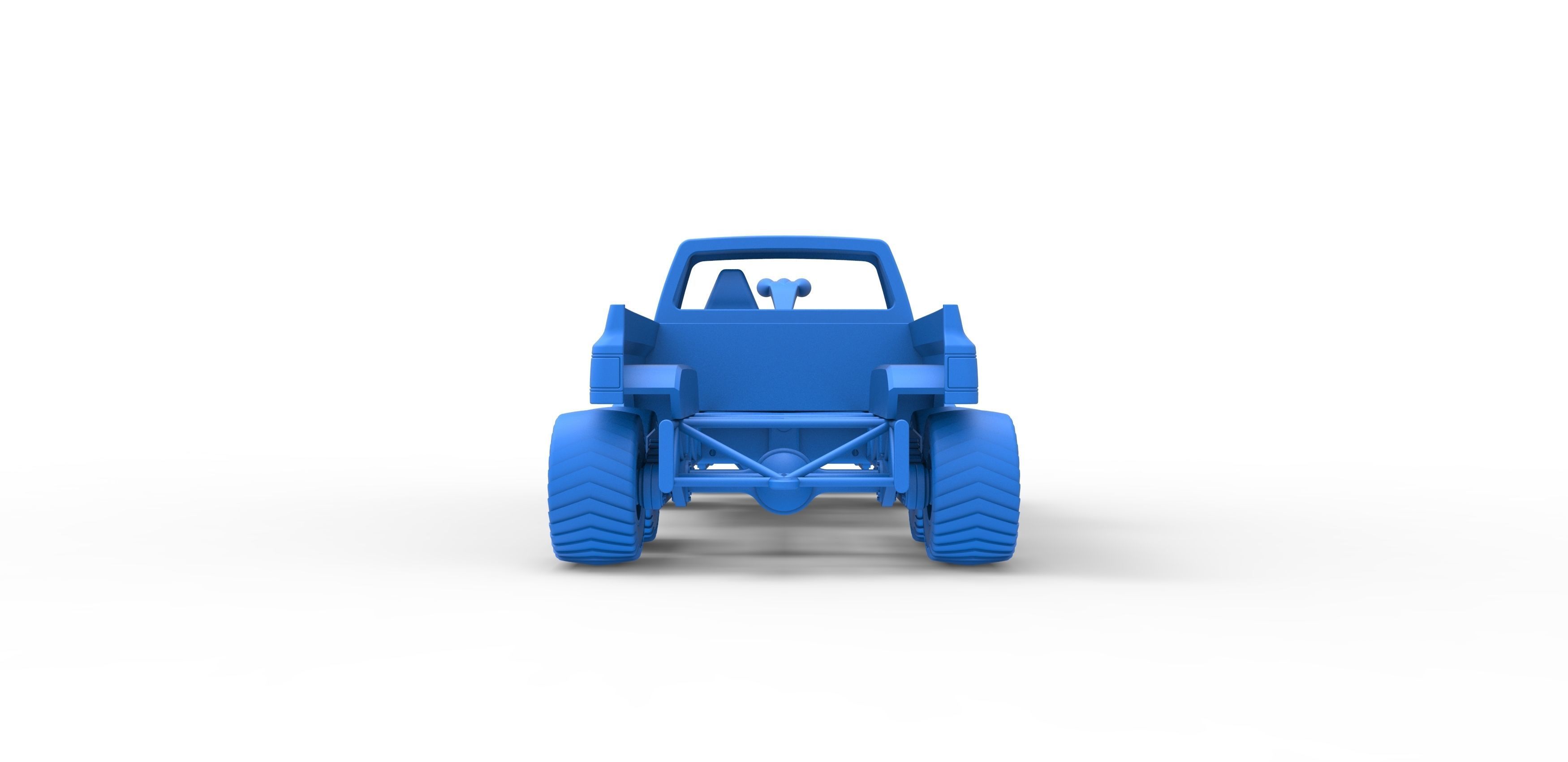 Pulling truck 6wd Scale 1 to 25 3D print model_28