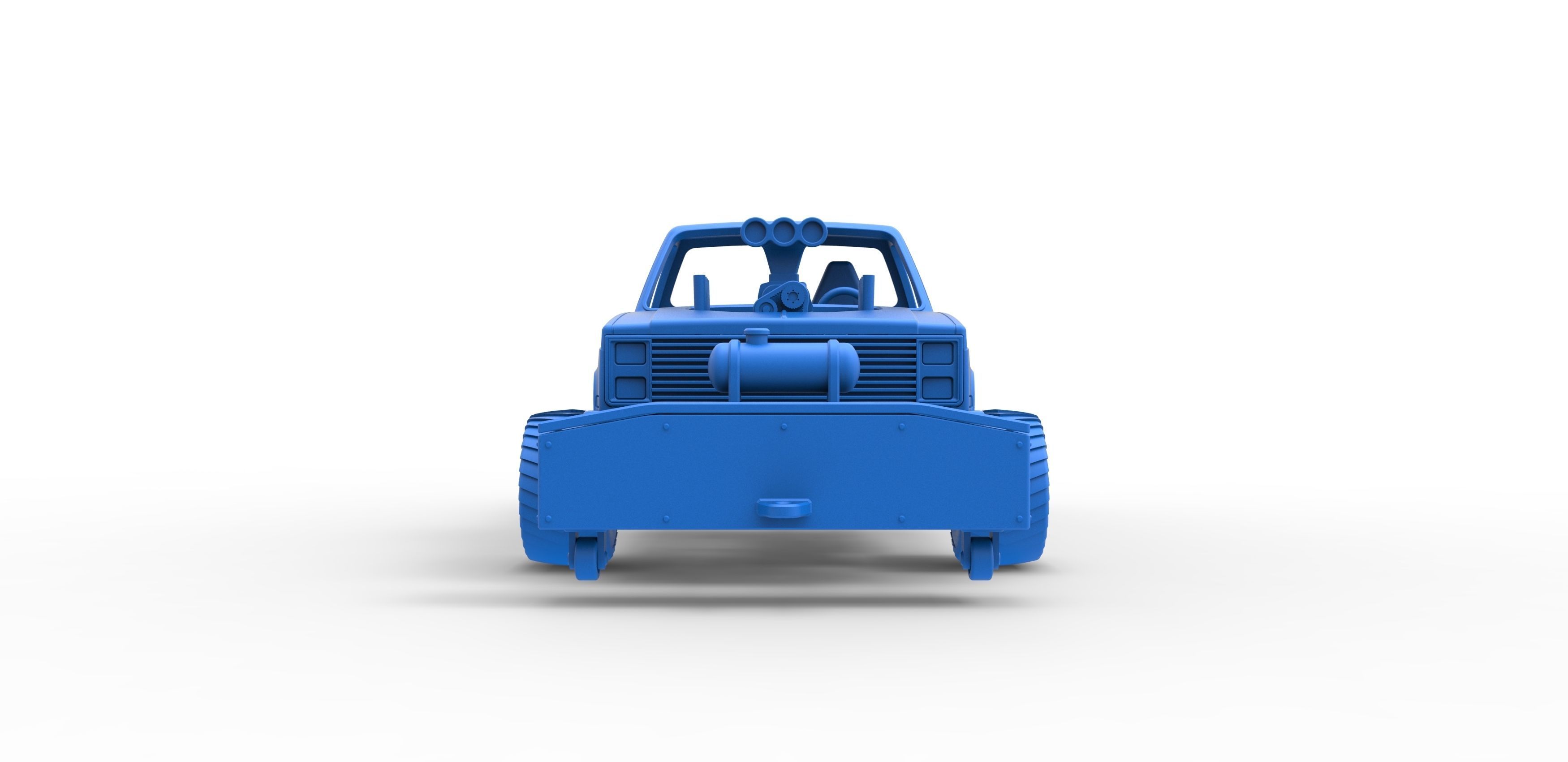 Pulling truck 6wd Scale 1 to 25 3D print model_21