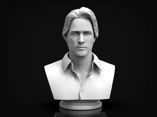 Keanu Reeves 3D Printable 3D print model