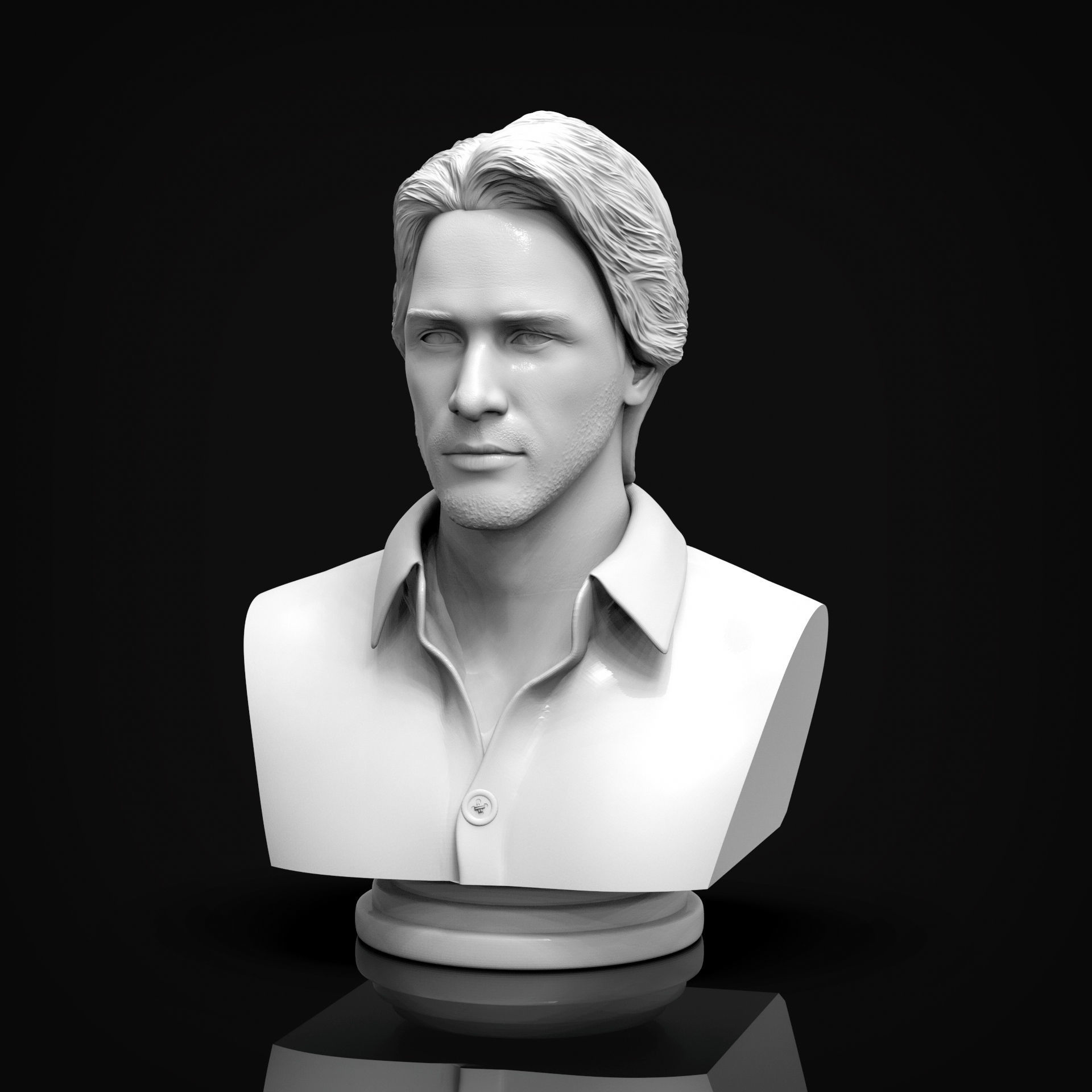 Keanu Reeves 3D Printable 3D print model_7