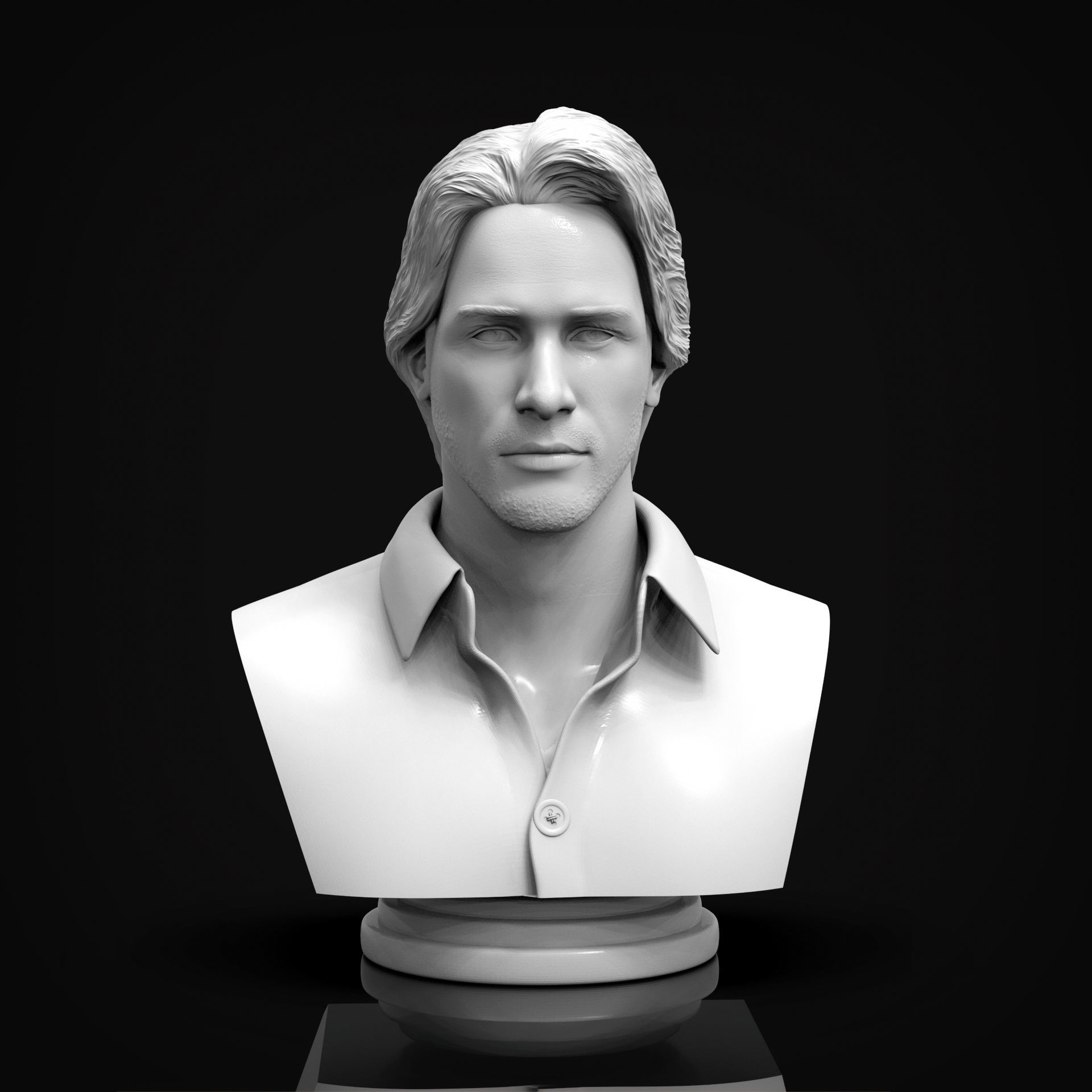 Keanu Reeves 3D Printable 3D print model_6