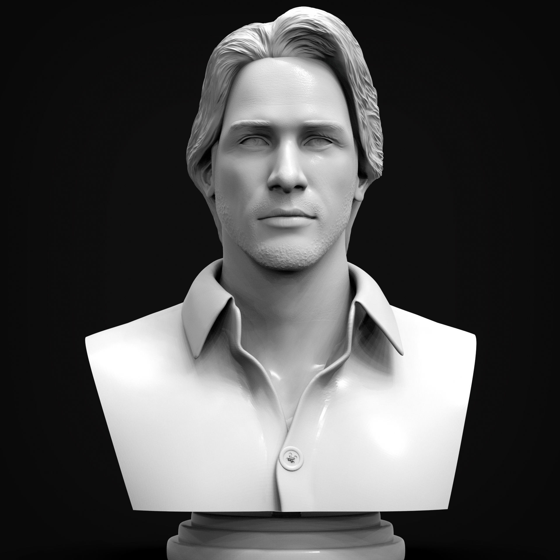 Keanu Reeves 3D Printable 3D print model_10