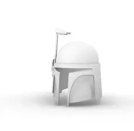 3D Printable Mandalorian Helmet