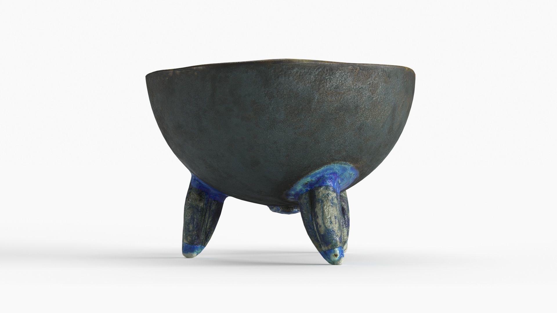 Handmade Ceramic Bowl - Egg shape 3D model_11