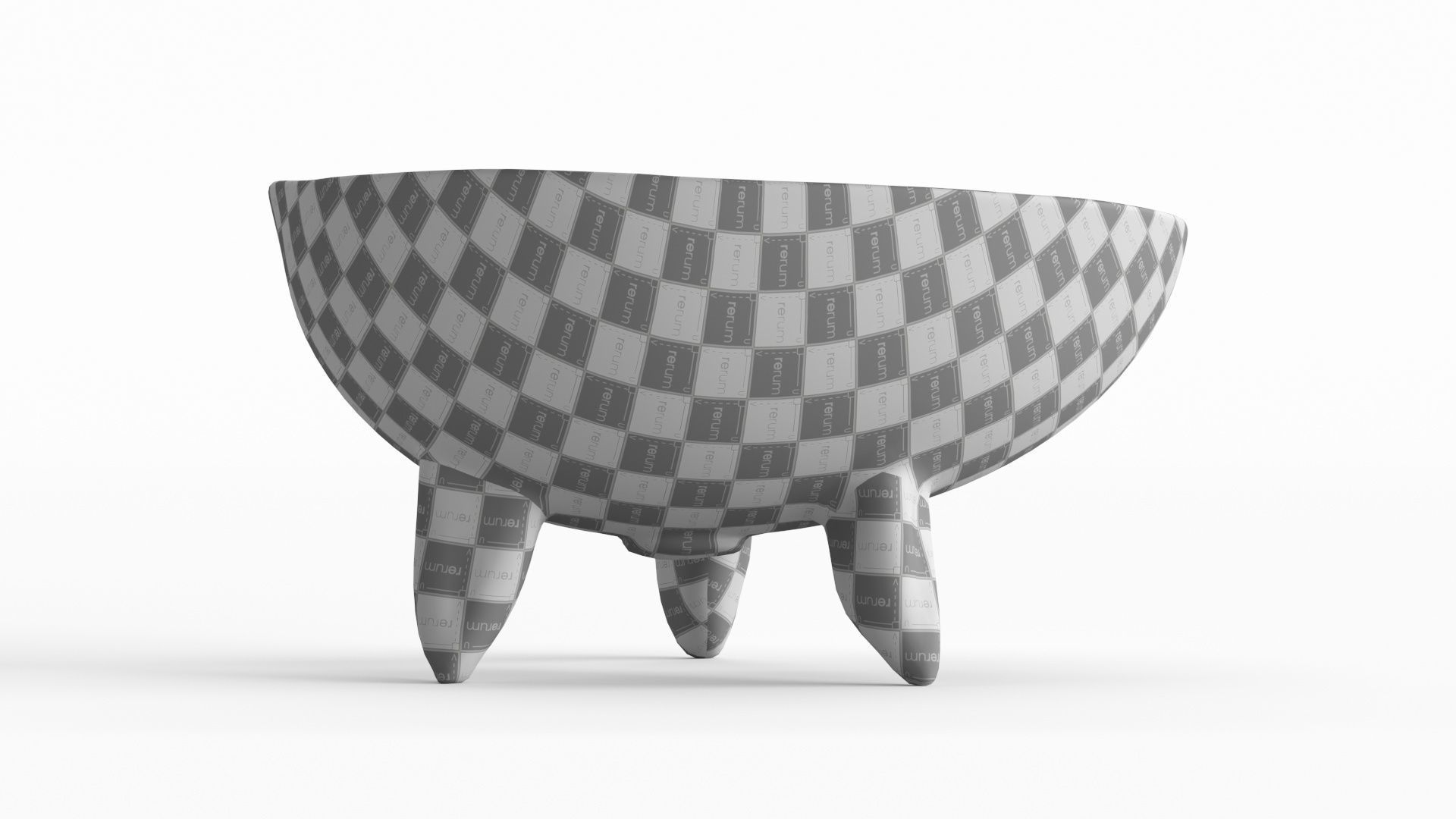 Handmade Ceramic Bowl - Egg shape 3D model_13