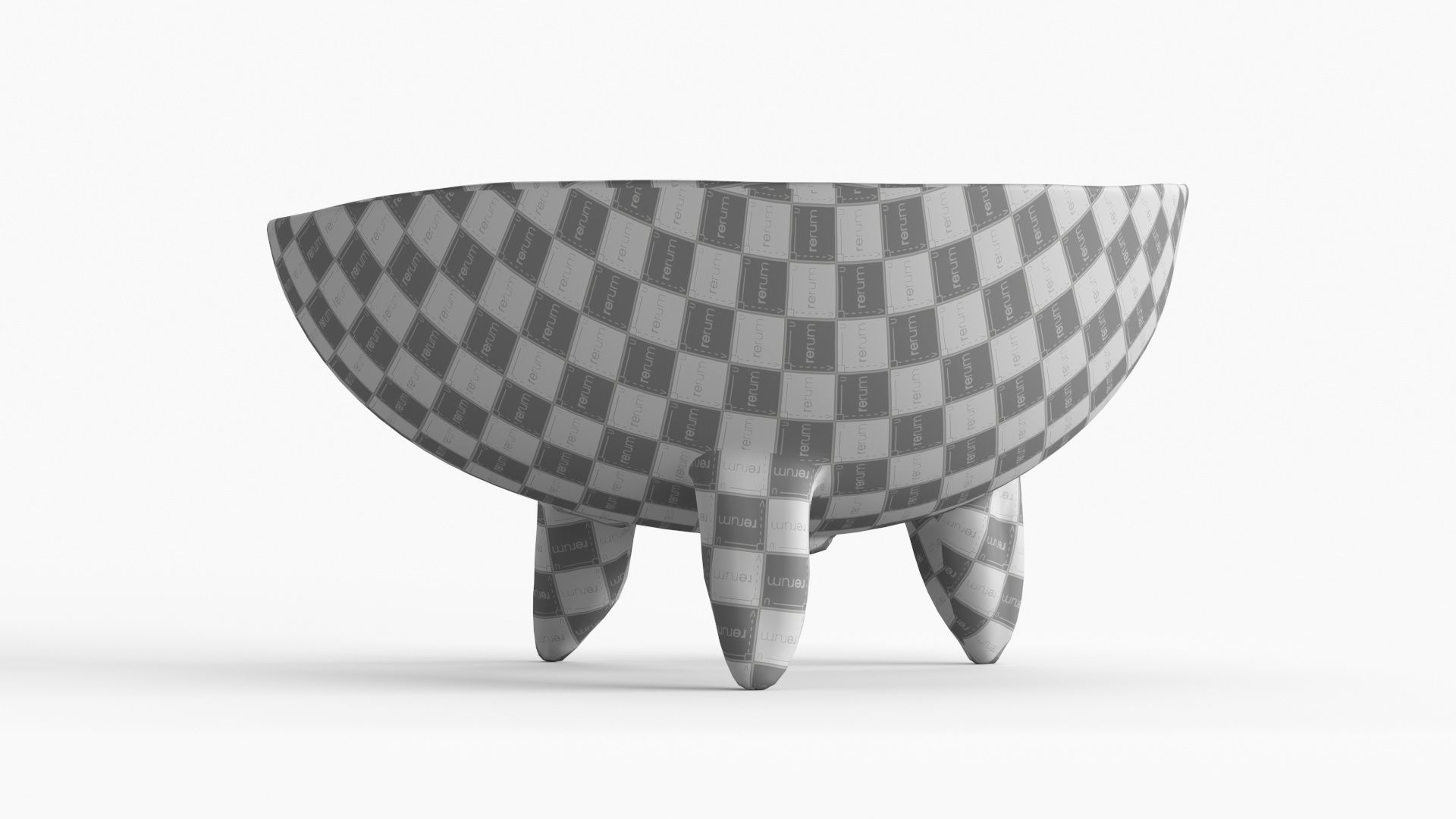 Handmade Ceramic Bowl - Egg shape 3D model_15