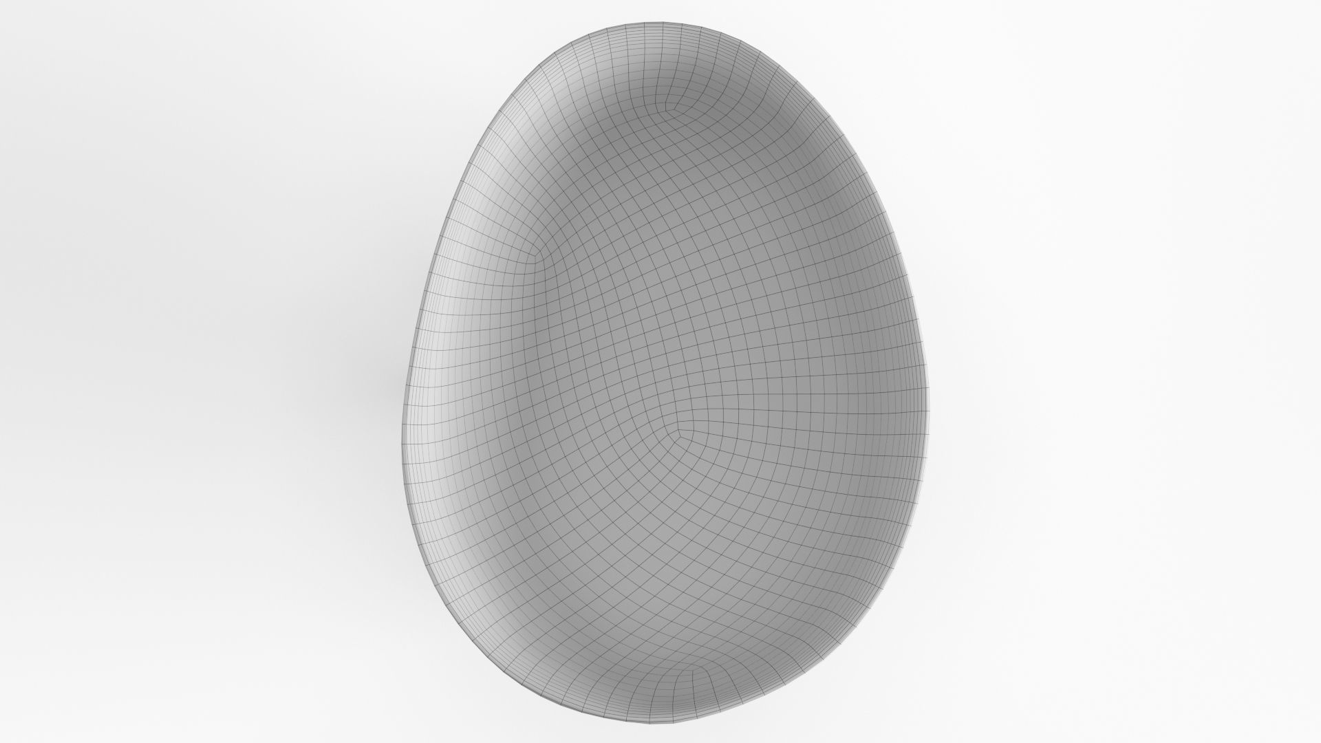 Handmade Ceramic Bowl - Egg shape 3D model_22