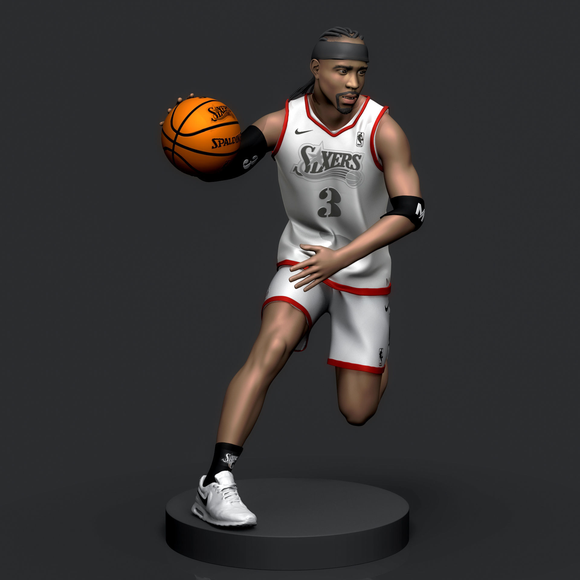 Allen Iverson 3D Printable 2 3D print model_11