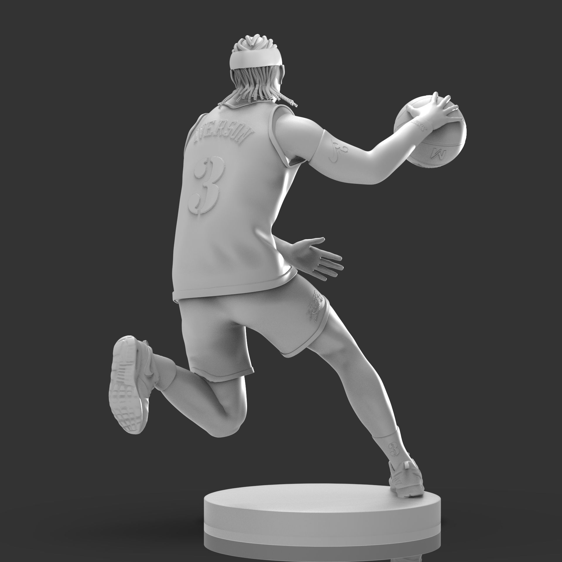 Allen Iverson 3D Printable 2 3D print model_16