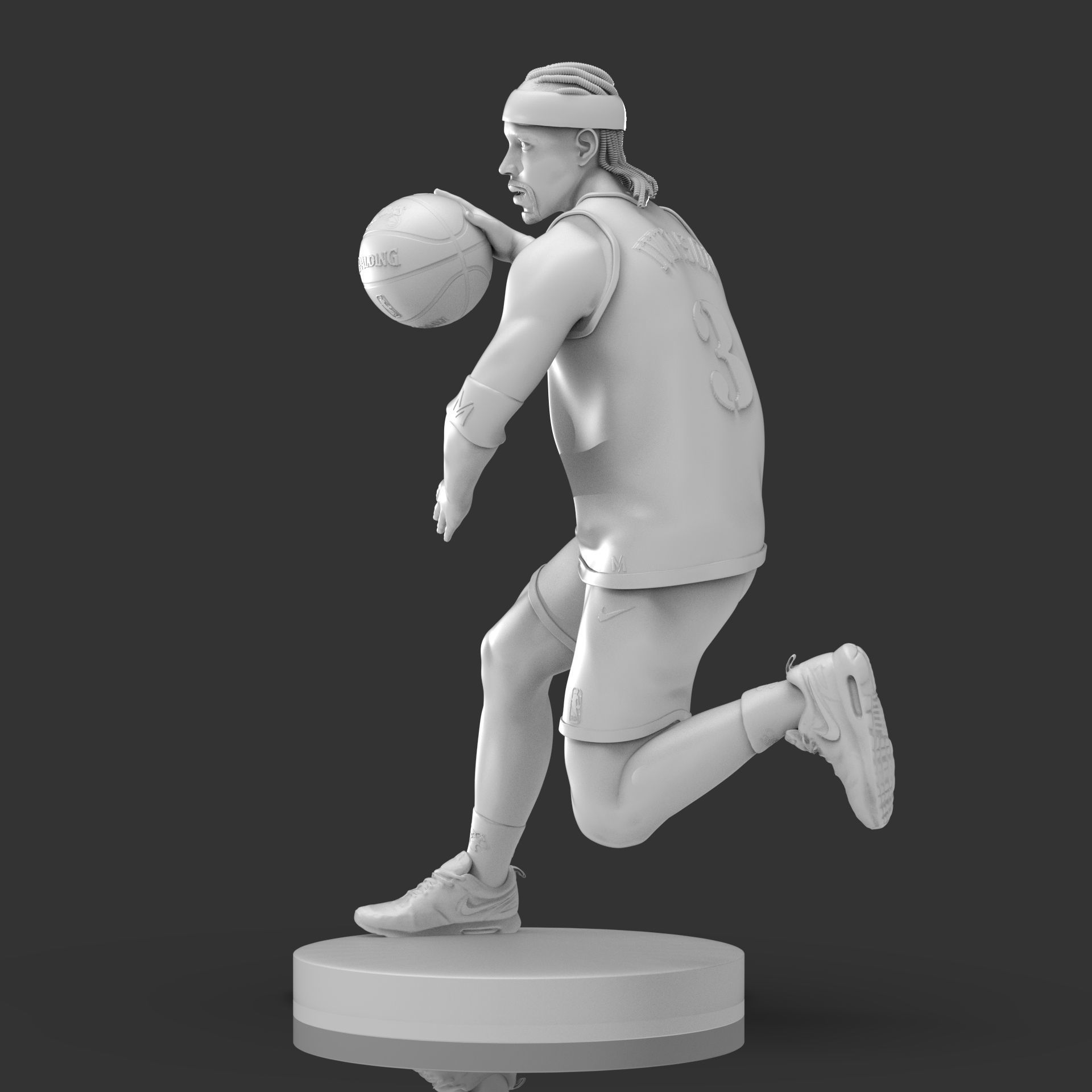 Allen Iverson 3D Printable 2 3D print model_15
