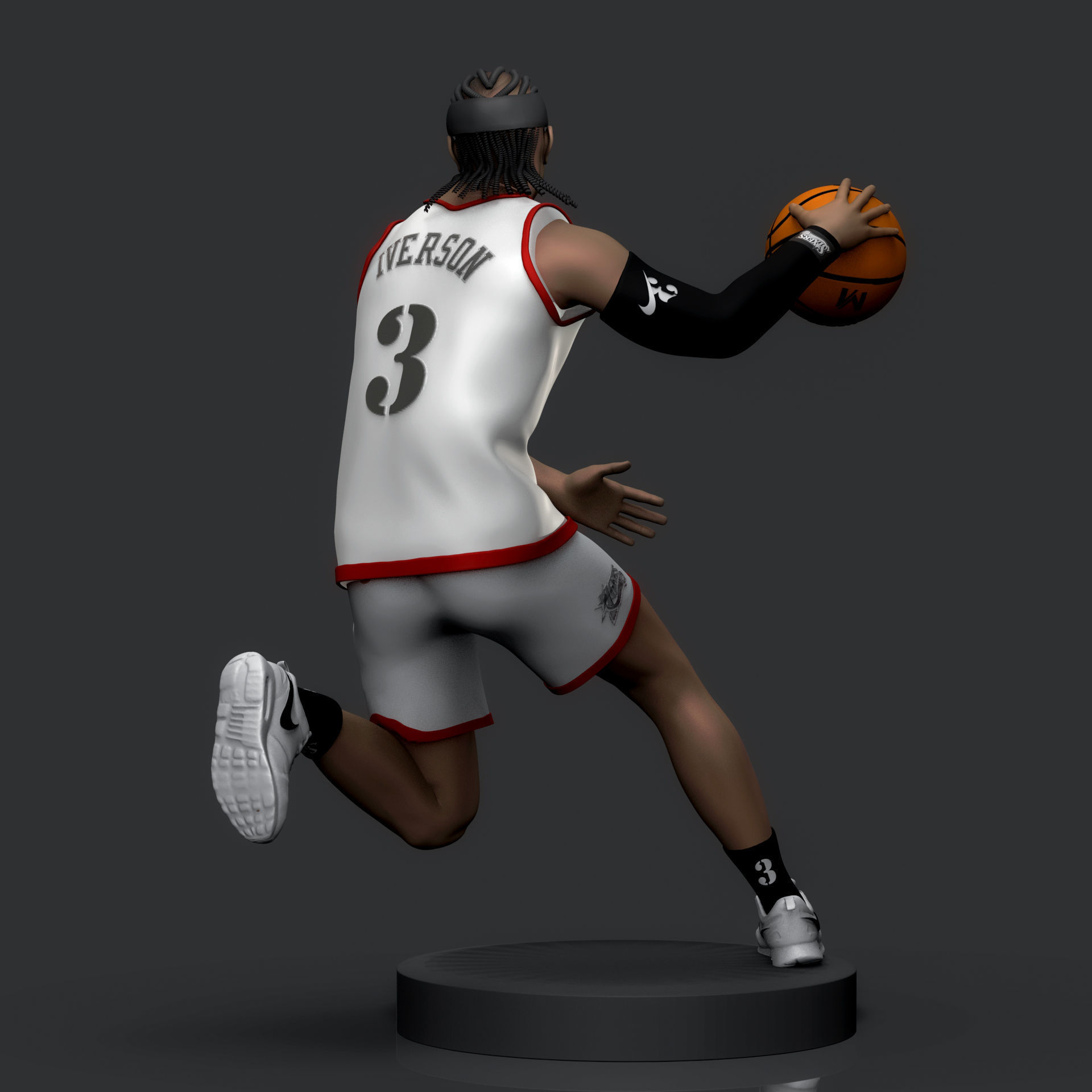 Allen Iverson 3D Printable 2 3D print model_8