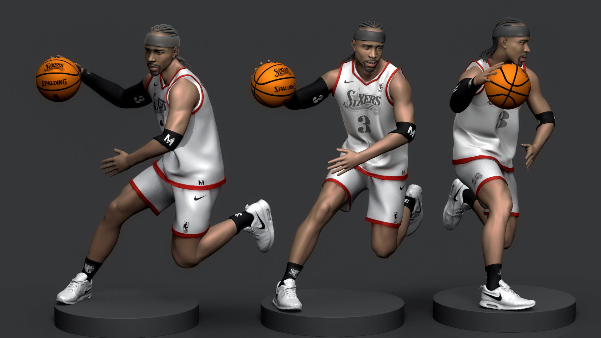 Allen Iverson 3D Printable 2 3D print model_1