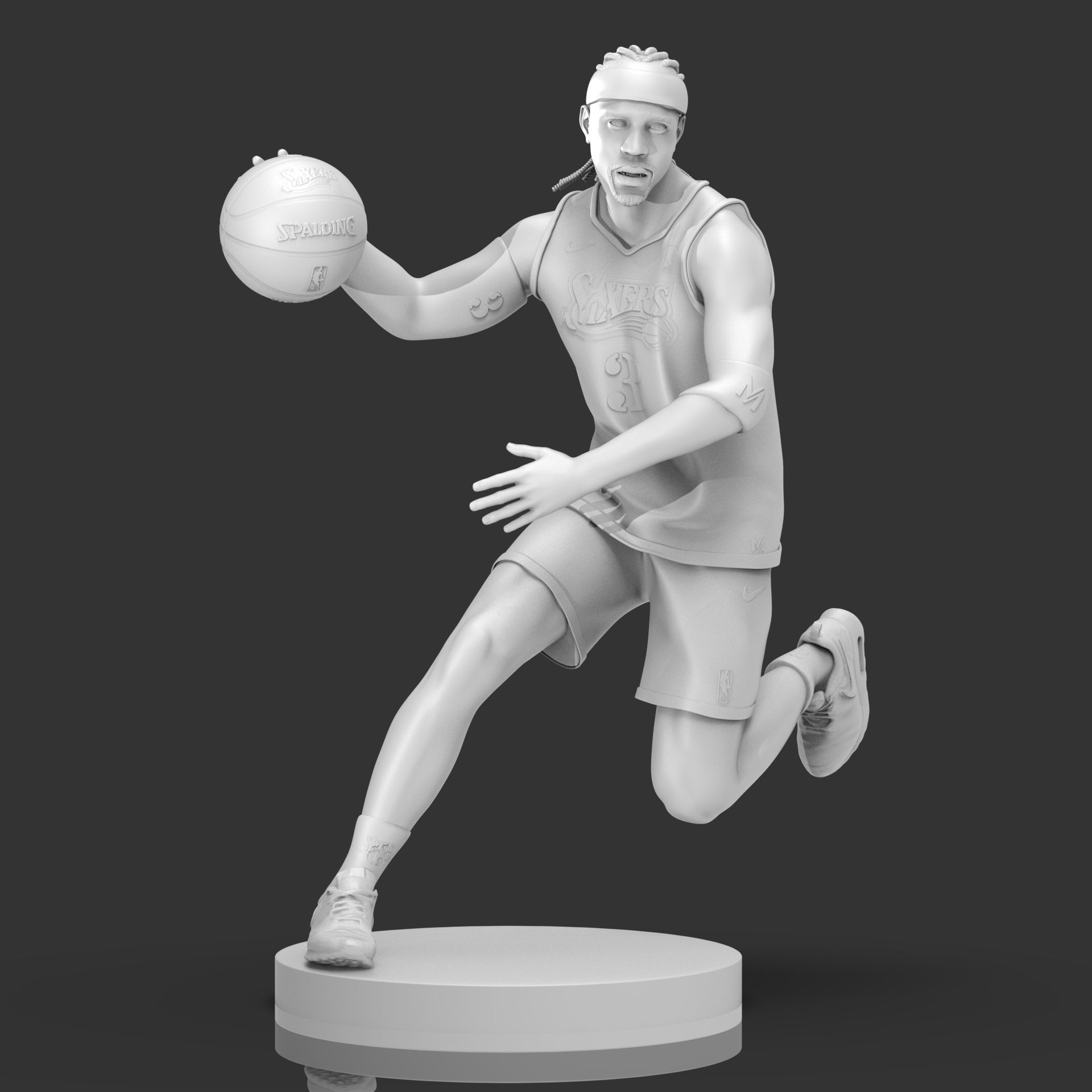 Allen Iverson 3D Printable 2 3D print model_13