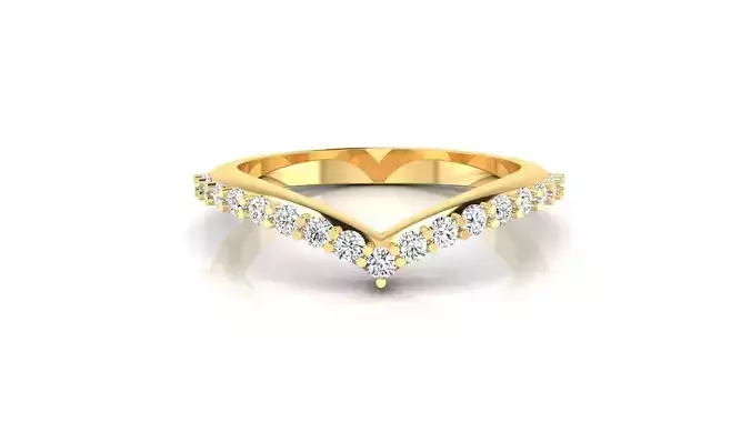 Ring M43The luxury female ring with gems wedding