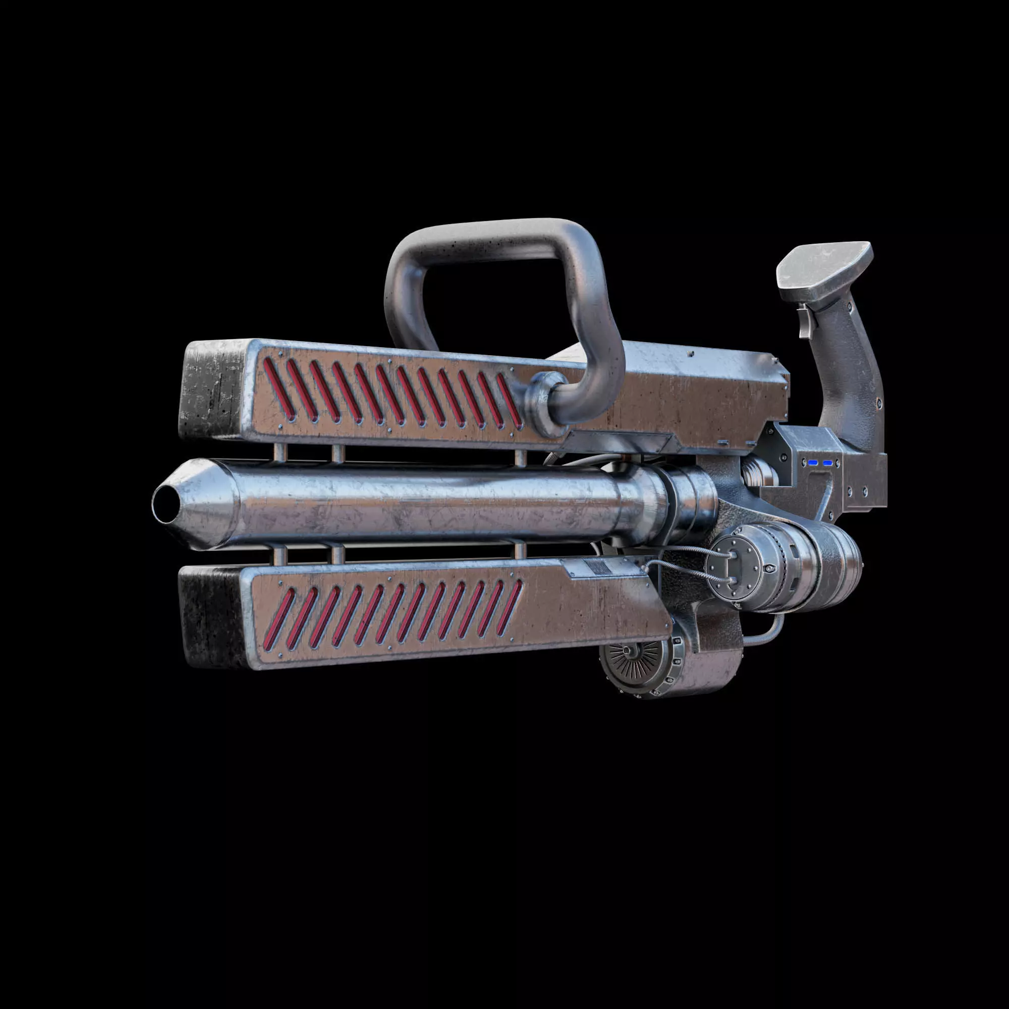 Terminator Genisys Plasma Minigun 3D model