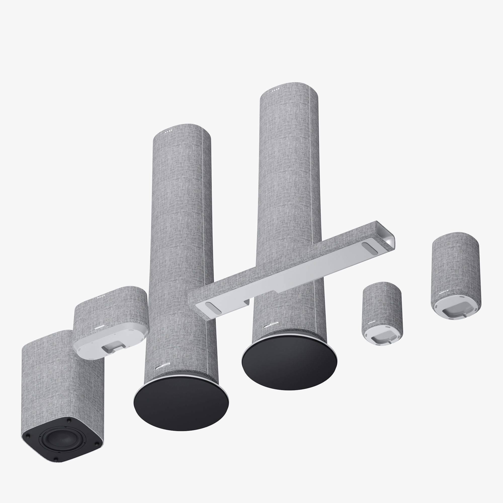 Harman-kardon Citation speaker set 3D model_4