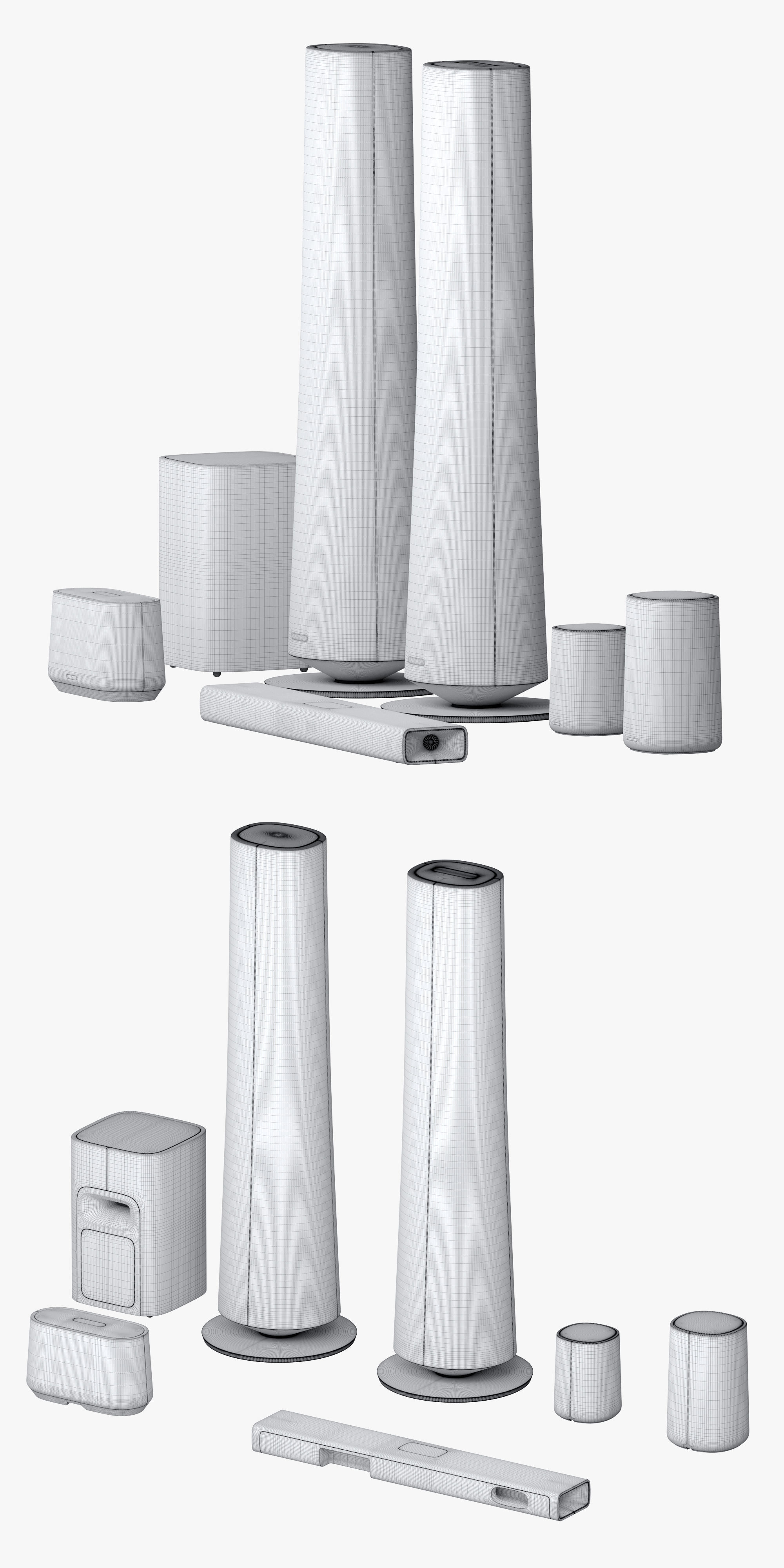 Harman-kardon Citation speaker set 3D model_10