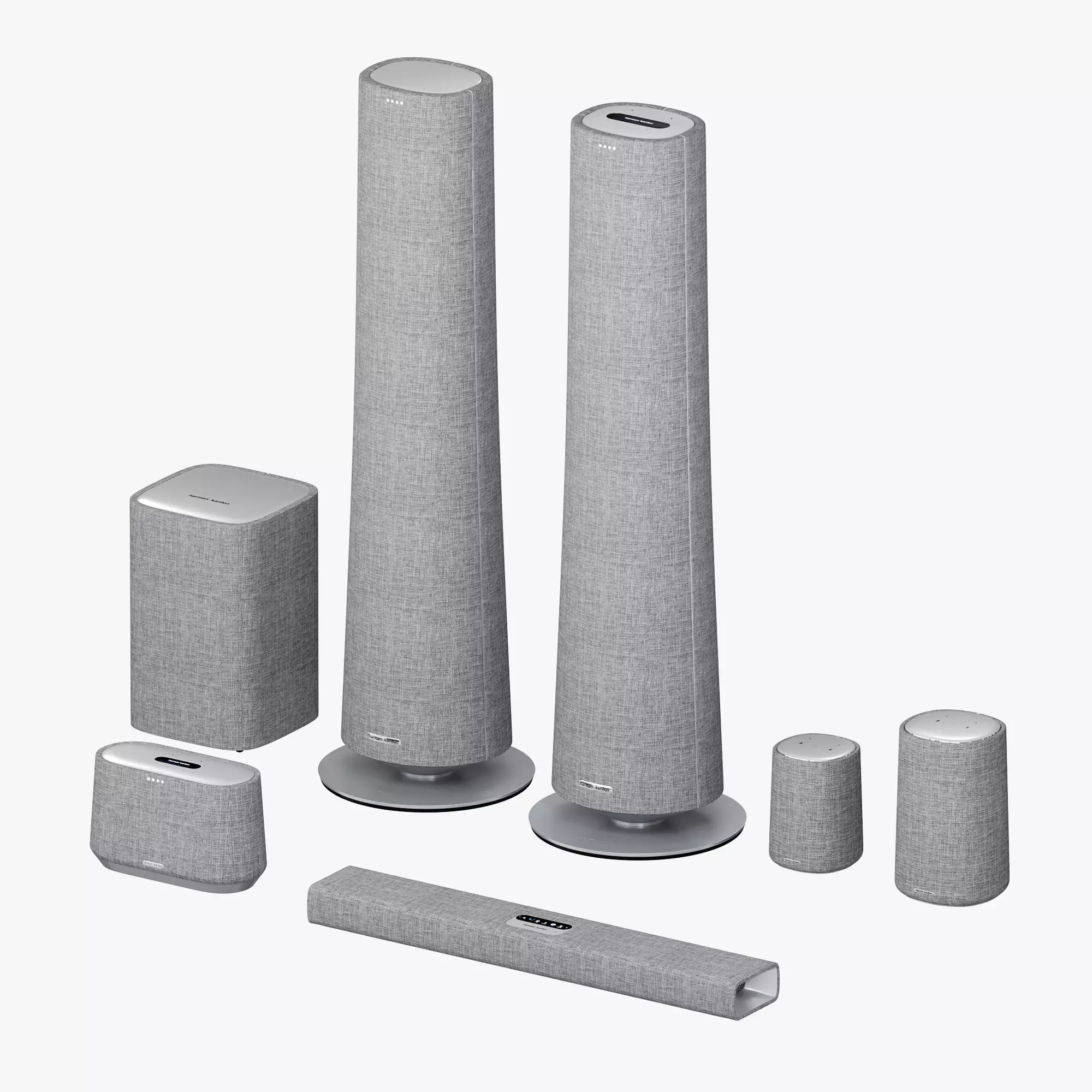 Harman-kardon Citation speaker set 3D model_0