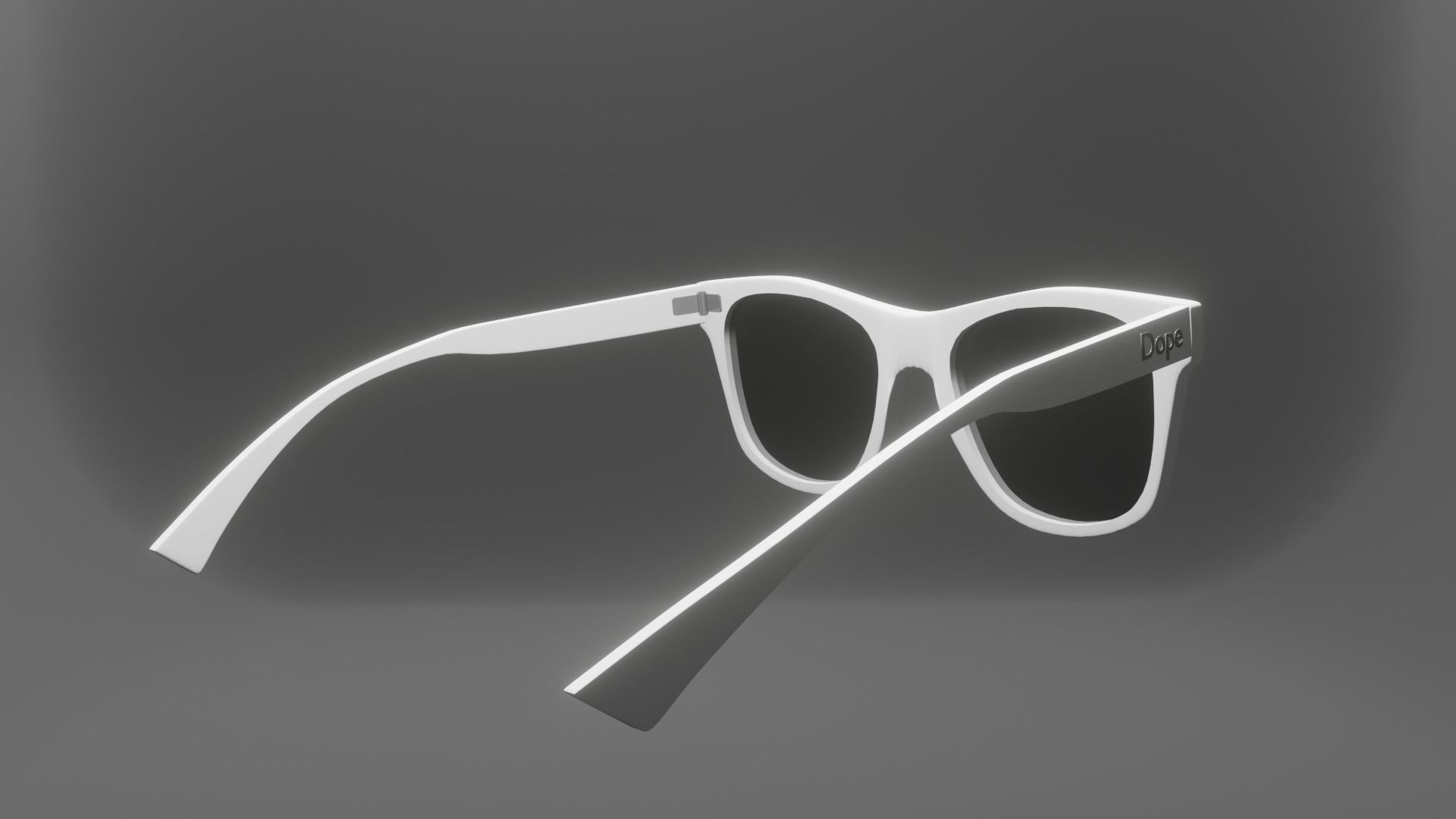 Dope Sunglasses for Augmented Reality Low-poly 3D model_6