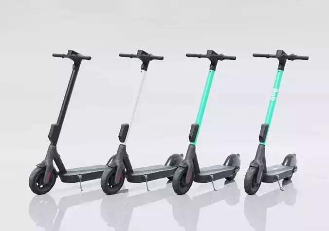 Electric scooter 3D model