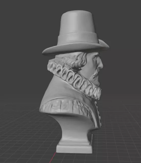 Francis Bacon 3D print model_2