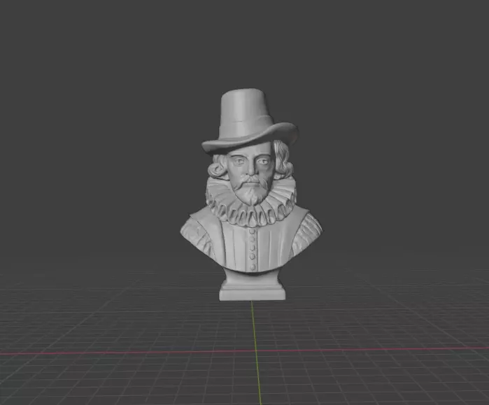 Francis Bacon 3D print model_0