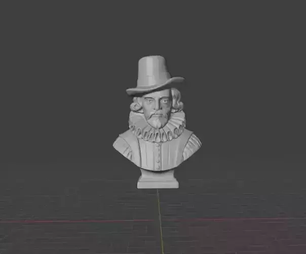 Francis Bacon 3D print model Francis Bacon 3D print model
