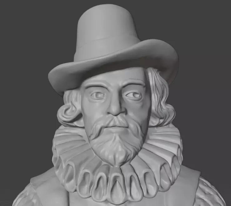 Francis Bacon 3D print model_24