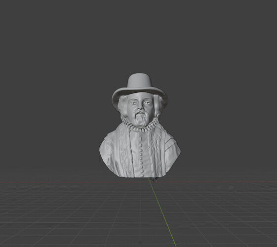 Francis Bacon 3D print model
