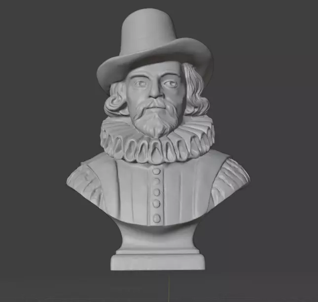 Francis Bacon 3D print model_12