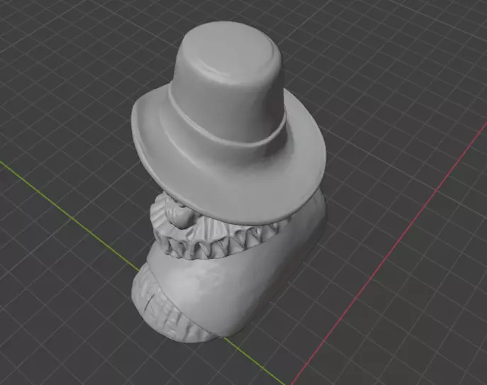 Francis Bacon 3D print model_7