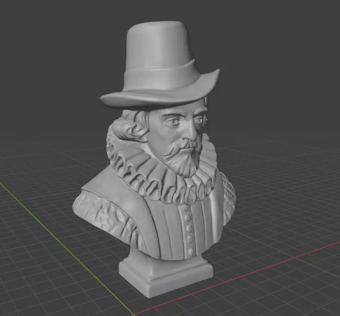 Francis Bacon 3D print model_5