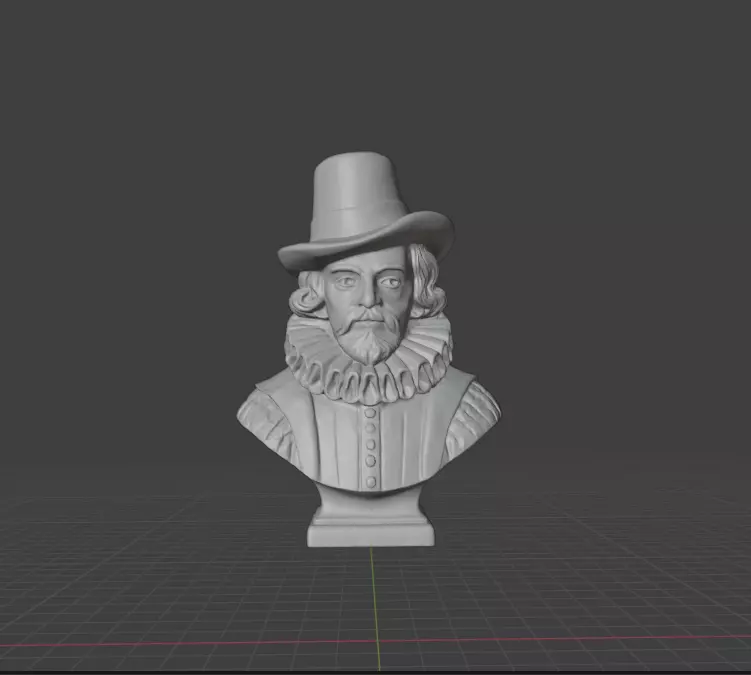 Francis Bacon 3D print model_16