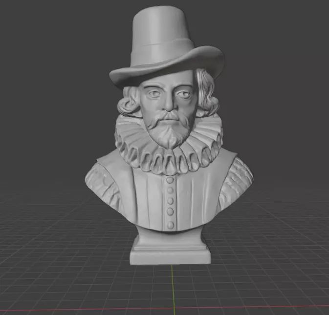 Francis Bacon 3D print model_1