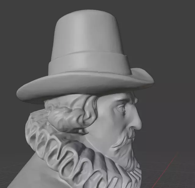 Francis Bacon 3D print model_22