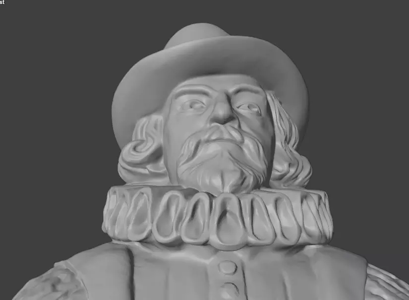 Francis Bacon 3D print model_14