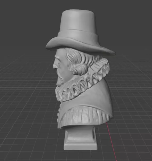 Francis Bacon 3D print model_6