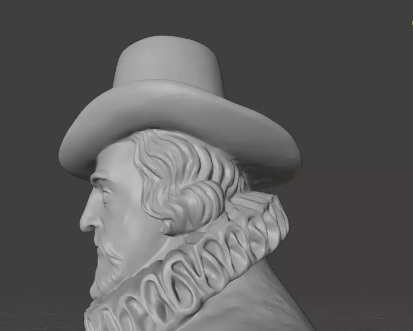 Francis Bacon 3D print model_23