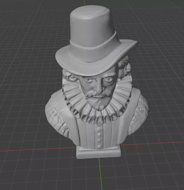 Francis Bacon 3D print model_19